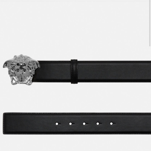 LA MEDUSA LEATHER BELT 4 CM NWT main image 4